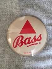 Bass Medallion Badge 3" Beer Tap Faucet Tower Advertisement New