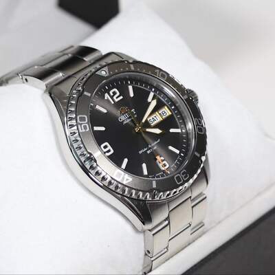 Orient Mako III Grey Dial Automatic Men's Stainless Steel Watch RA-AA0819N39B