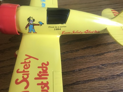 VINTAGE AIRPLANE BANK NIB FARM SAFETY FOR KIDS LIMITED EDITION 1994 RARE HTF - Picture 12 of 12