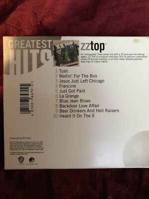 ZZ Top Greatest Hits, Best Of CD 81227647025| eBay