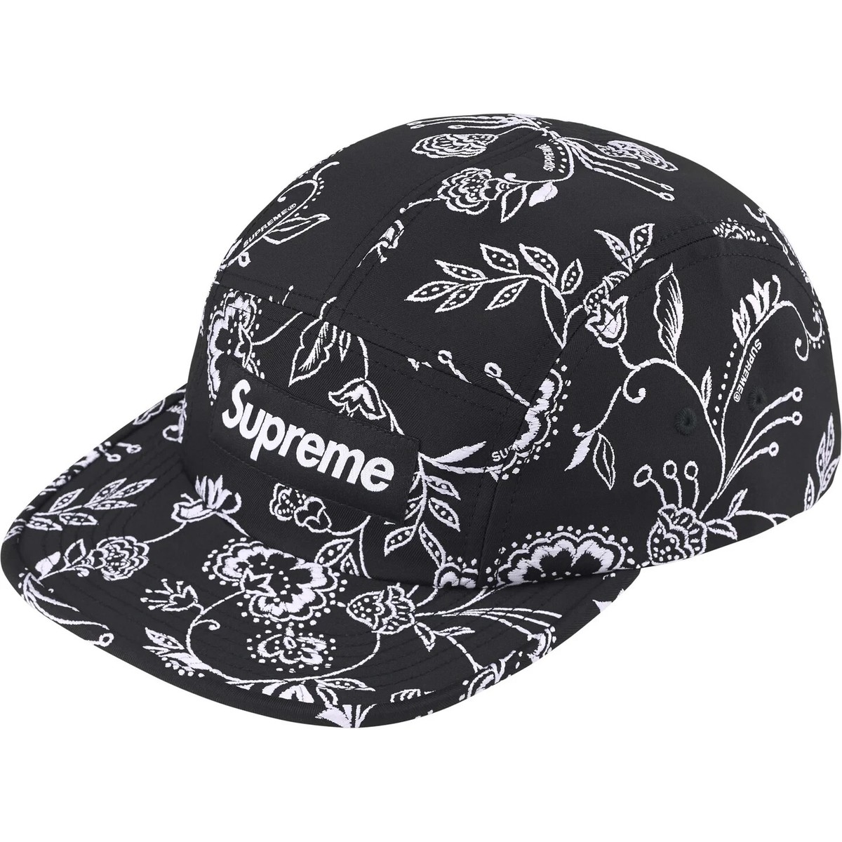 Supreme Floral Jacquard Camp Cap 5colors SS25 | eBay
