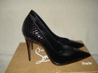 100% AUTHENTIC NEW WOMEN LOUBOUTIN SO KATE 100 EMBOSSED PATENT PUMPS/HEELS US 7 — photo 5