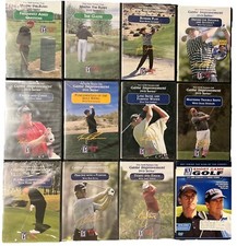 PGA TOUR Partners Club Lot of 12 Golf DVDs Master the Rules Game Improvement Set
