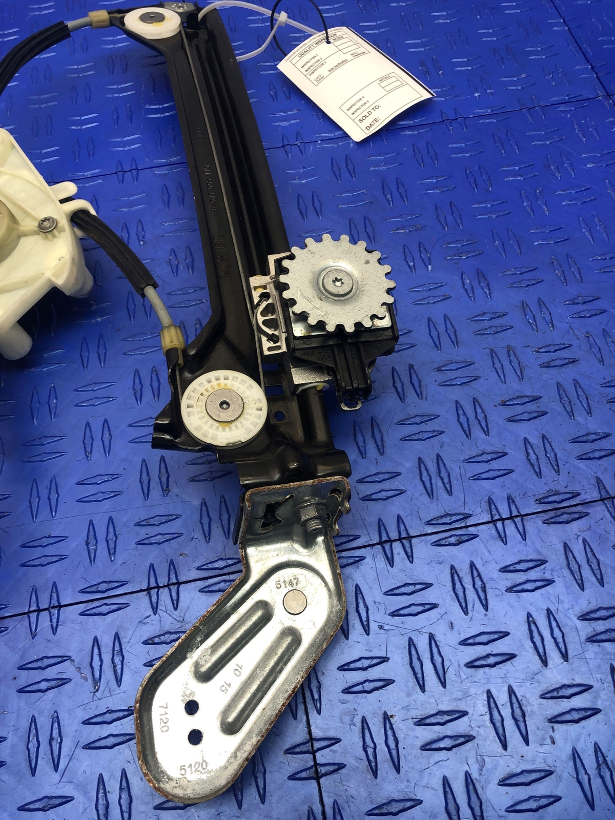 2014 - 2019 MASERATI GHIBLI M157 LEFT REAR DOOR WINDOW REGULATOR W/MOTOR OEM