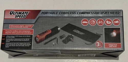 Ultimate speed Portable Cordless Compressor USKT 60 B2 Brand New
