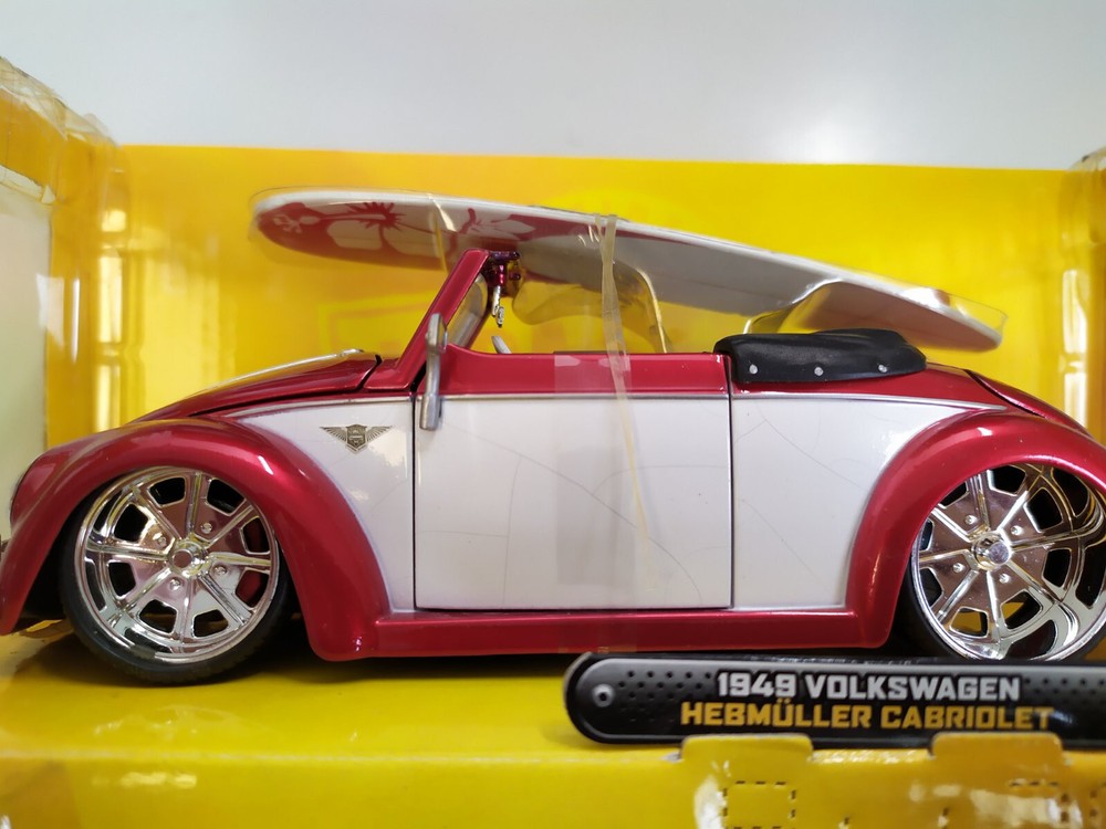 Rare 1:24 JADA V-Dub 49 VW Convertible Cabrio Deteriorated Color JA-53045