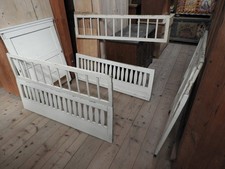 c.1915 JUGENDSTIL KINDERBETT zerlegbar Weichholz lackiert Bett auch zum Ablaugen
