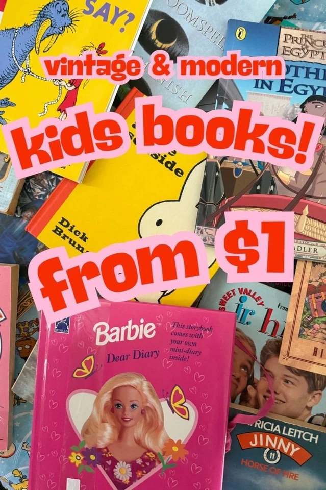 Kids Books: Vintage & Modern - From $1!!