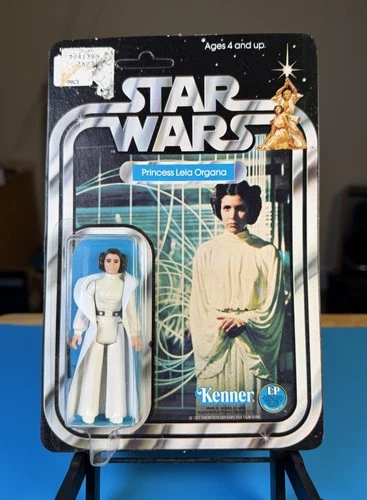 Vintage Kenner Star Wars Princess Leia Organa Figure Card 12 Back 1977 UNPUNCHED
