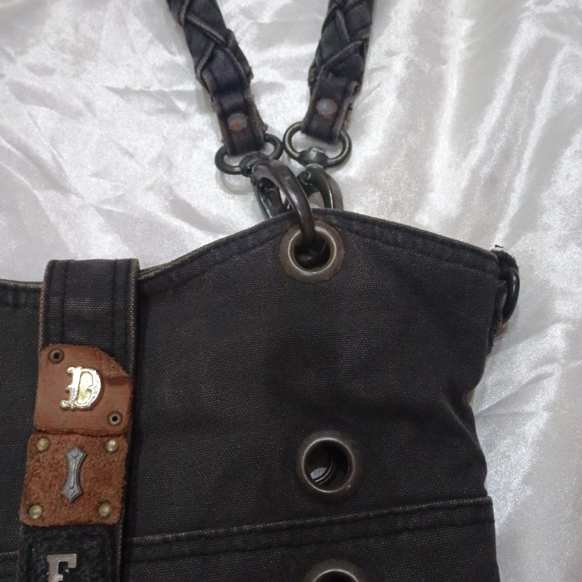 DIESEL Vintage Y2K Shoulder Bag | Rare Diesel Archive 2-Way Canvas 