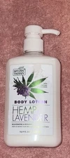 1 Bottles Natural Therapy 16.9 Oz Hemp & Lavender Rejuvenate Revive Body Lotion