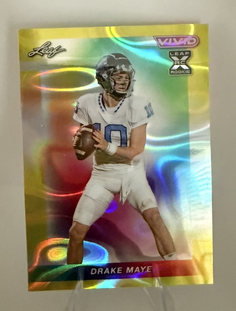 Drake Maye Leaf Vivid #113 Yellow Crystal