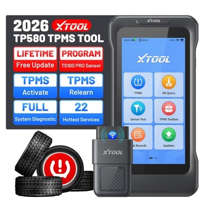 2026 XTOOL TP580 TPMS Programmiergerät | OBD2 Diagnose-Tool für alle Systeme