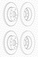 2X Ferodo 262Mm Bremsscheiben Voll Vorne Passend FüR Land Rover Freelander | DDF