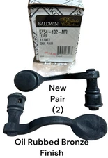 Baldwin Estate 5154-102-MR Passage Door Lever Handle Pair Oil Rubbed Bronze NOS