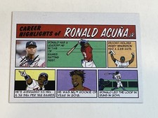 2022 Topps Heritage Baseball 1973 Topps Comics - Ronald Acuña Jr. - Braves