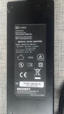 Netzteil Respironics Simplygo Mini AC/DC  MANGO120-19BK-PHI 19V 6.3A