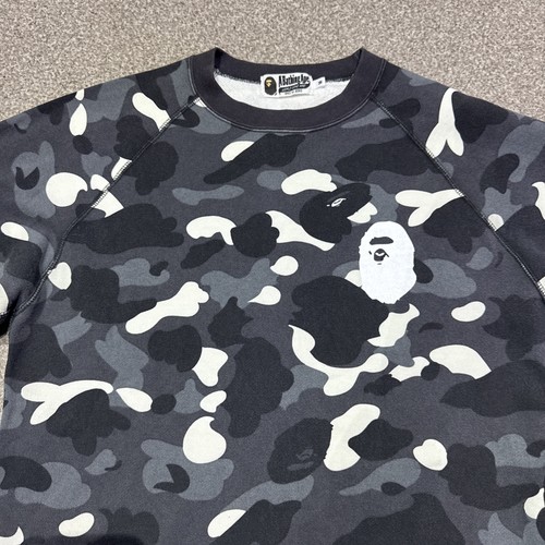 Bape City Camo Crewneck Glow In Dark Sweatshirt Gr. M  - Bild 3 von 11