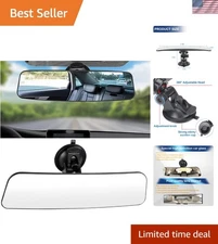 Compact and Lightweight 360-Degree HD Rearview Mirror - Enhanced Safety Feature