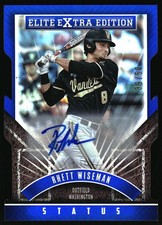 2015 Panini Elite Extra Edition Blue Status Autographed Rhett Wiseman 104 39/50