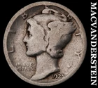1925-D Mercury Dime- Silver- Scarce Better Date No Reserve #J3106