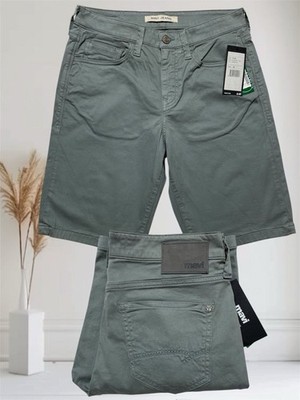 Mavi John Stretch Twill Men's 5 Pocket Shorts Size 30 Grey Color
