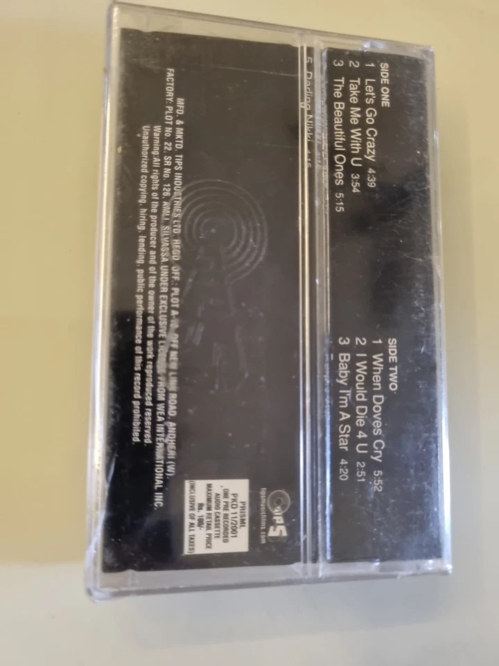 Prince and The Revolution - Purple Rain INDIA MADE SEALED CASSETTE rare - Image 4 of 4