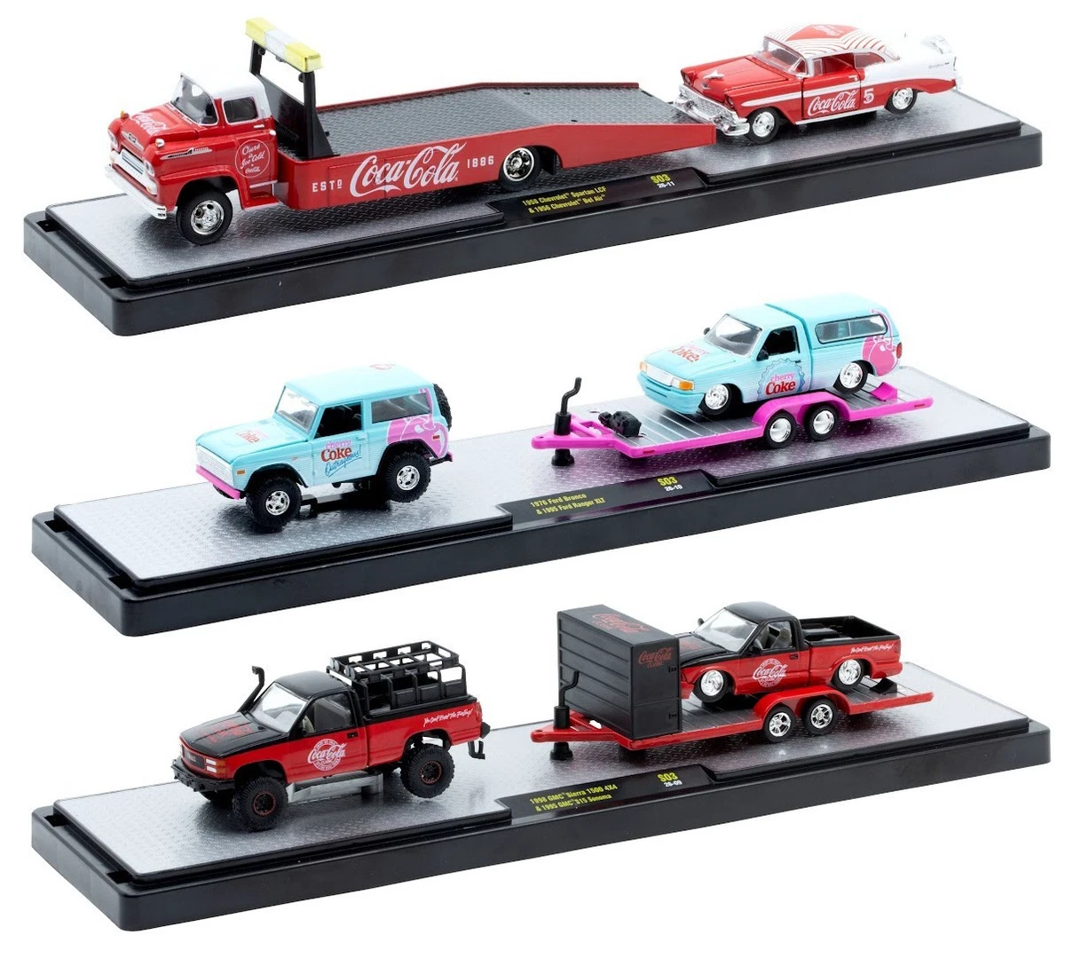 M2 Machines 1:64 Scale Coca-Cola Diecast & Toy Vehicles for sale
