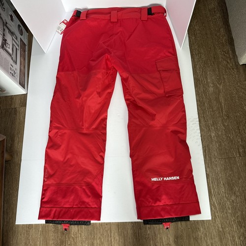 Helly Hansen Redwood Cargo Snow Pant - Men's - 2XL / Red - Picture 4 of 11
