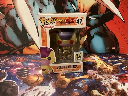 🔥Funko Pop! Dragon Ball Z Golden Frieza 47 SDCC 2015 Exclusive ,Red Eyes
