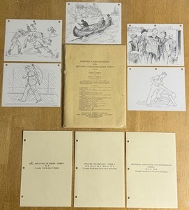 1937 Stanford-Binet Intelligence Test Form L CardsTerman Merrill Psychology Set