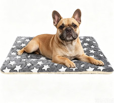 Dog Bed Mat Pet Mat Dog Box Mat Machine Washable Grey 33X23X1.5In