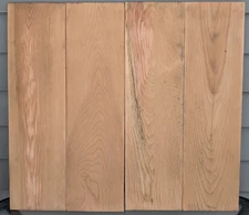 4 Thin Antique Old Growth Poplar Wood Panels 21" X 5 X 3/16" Lumber Lot X79