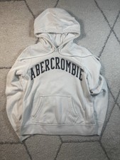 Abercrombie  Fitch Crewneck Hoodie with Navy Logo