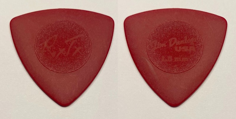 Metallica Robert Trujillo Signature Bass Red Dunlop Guitar Pick - 2025 M72 Tour