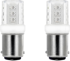 1076 1142 1004 90 Red Color LED Light Bulbs, BA15D Double Contact Bayonet Base f