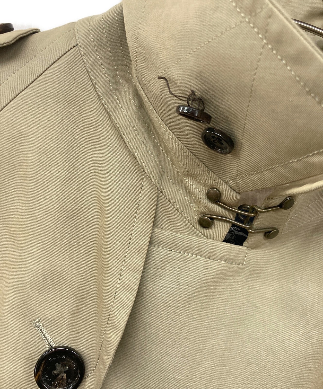 BURBERRY Men's Coat with Liner - Beige LL (Used) - Sten Color Coat XL thumbnail 18