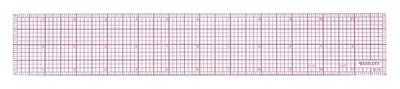 Westcott B-70 8ths Graph Beveled Ruler, 12 in