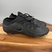 Nike Phantom GX II Elite FG Triple Black Soccer Cleats Men's 5.5 / Women's 7