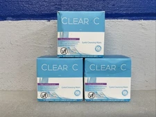 Clear C Eyelid Cleansing Pre-Moistened Wipes 30 Count Box Lot Of 3 Boxes New
