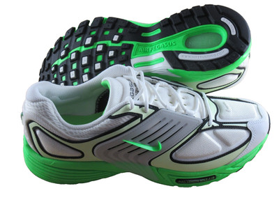 Nike Men's Air Pegasus Wave Running Shoes White Green Strike Black Size 11 NIB