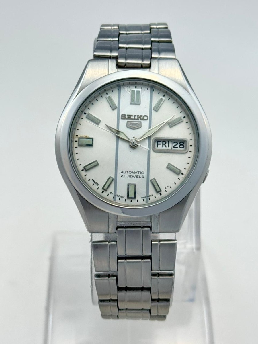 Seiko 5 Watch Automatic 21 Jewels 7S26-03E0 Stainless Steel Japan