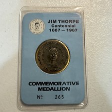 Jim Thorpe Commemorative Medallion No 265