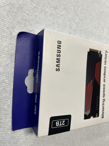 Samsung 990 PRO 2TB NVMe Internal SSD with Heatsink - Black, BRAND NEW, SEALED - Afbeelding 4 van 4