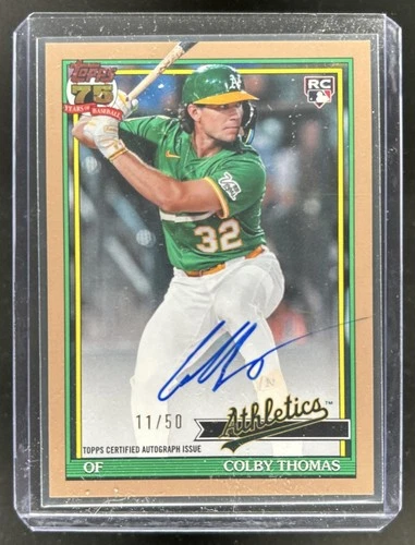 2026 Topps Series 1 Colby Thomas Red Foil (RAW)