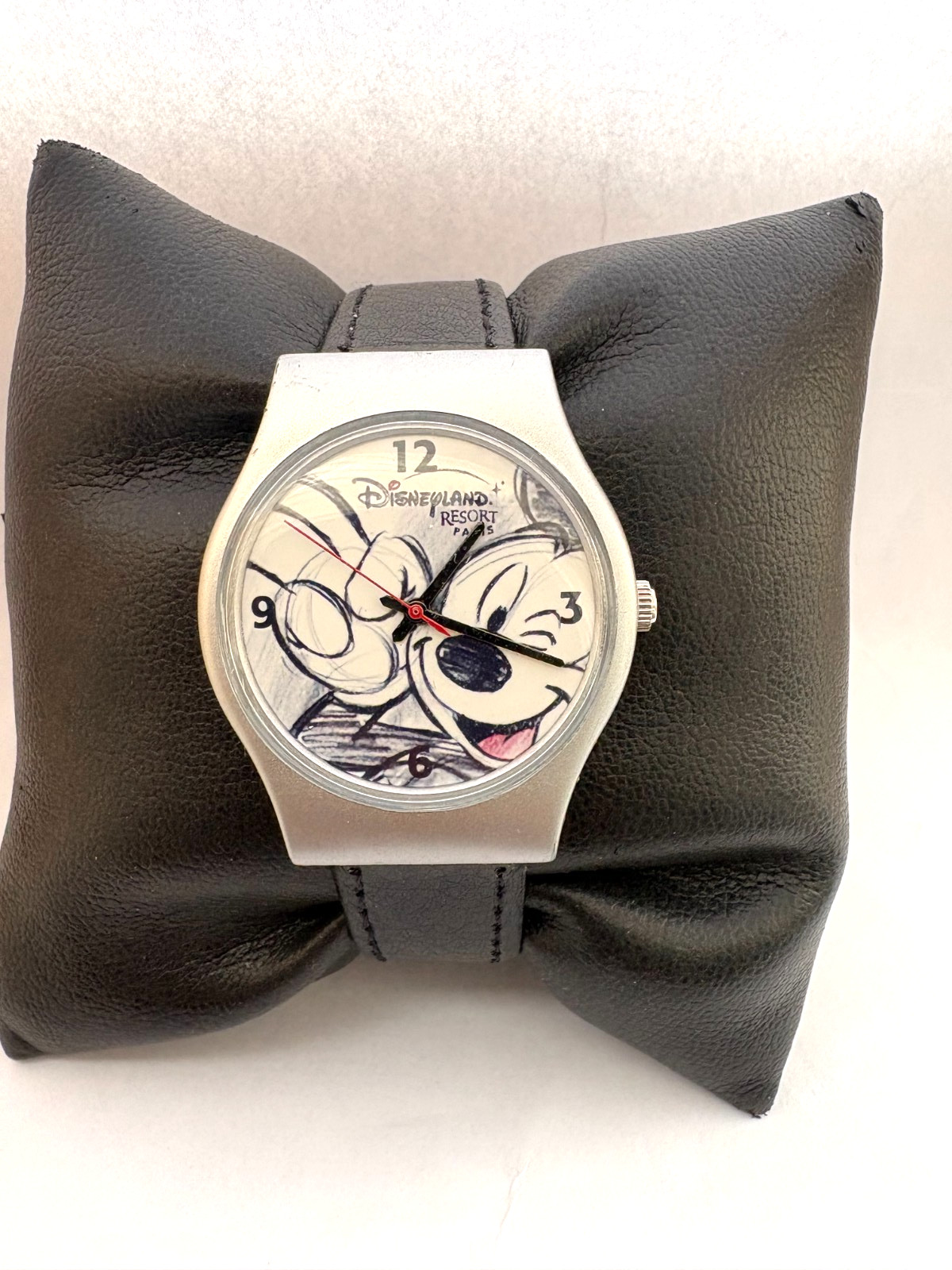 Reloj Mickey Mouse Unisex Vintage Cuarzo Disneyland París Edición Limitada