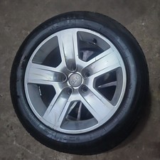 Alloy + 205/55/16 tyre CERCHI IN LEGA 7 X 16 " AUDI A4 ORIGINALI RIVERNICIATI