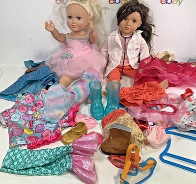 18  Our Generation Nicola Doctor Doll My Life Ballerina 18 Inch Doll Lot Clothes