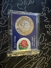 1995 Penn State Rose Bowl Art Round 1 Troy oz..999 Fine Silver in Capsule