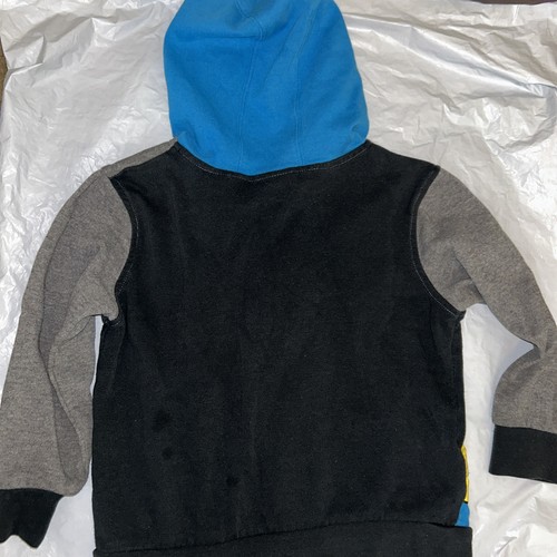Batman 🦇Hooded Zippered Costume Graphic Jacket With Face Mask Size 6 - Picture 8 of 8